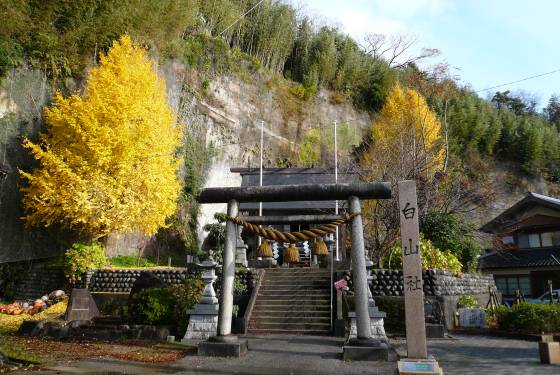 秋の白山神社