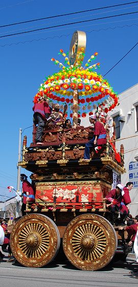 三日曽根曳山 側面
