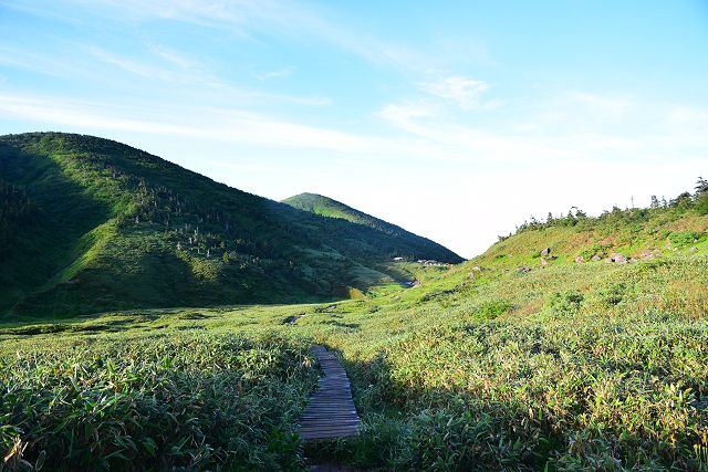 南竜ヶ馬場の北端