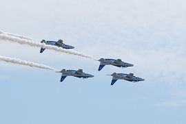 2012年 ブルーインパルス事前飛行訓練 フォーシップ・インバーテッド 3