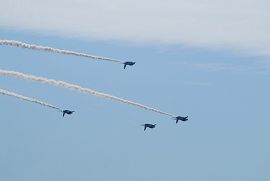 2012年 ブルーインパルス事前飛行訓練 フォーシップ・インバーテッド 4