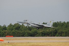 F-15編隊飛行 離陸