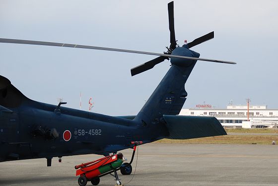 UH-60J 洋上迷彩塗装機 テールブーム