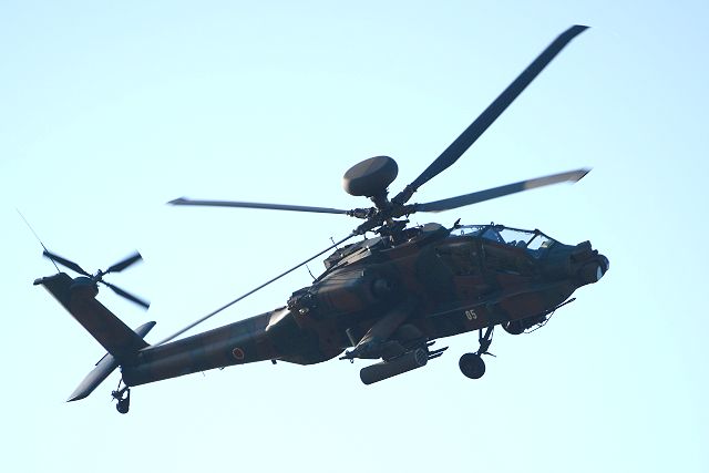 AH-64D アパッチ 機体上面
