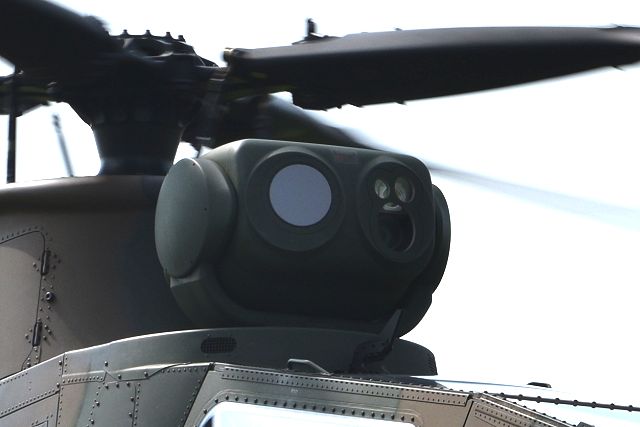 OH-1 観測ヘリコプター 回転式索敵サイト