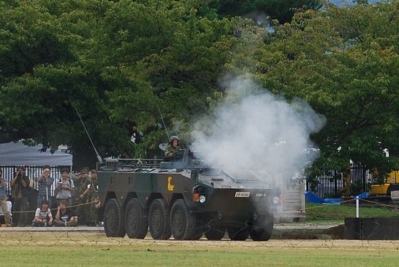 2012年の戦闘訓練展示での96式装輪装甲車