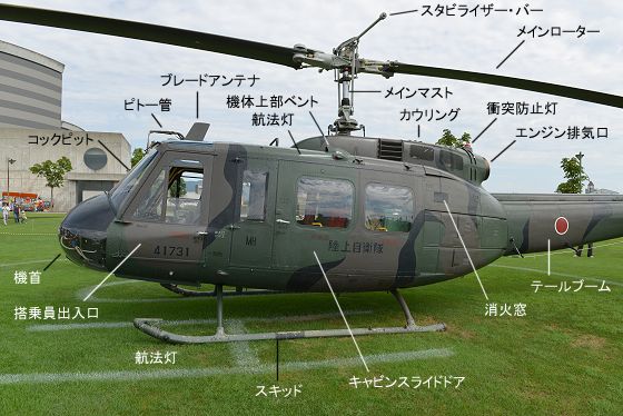 UH-1H 多用途ヘリコプター 胴体
