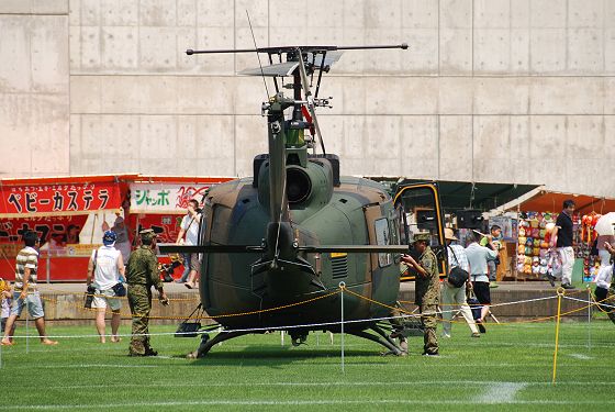 UH-1J 多用途ヘリコプター 機体後部