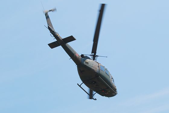 UH-1J 多用途ヘリコプター 機体下部