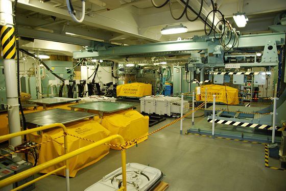 潜水艦救難艦ちはや DSRV電池室