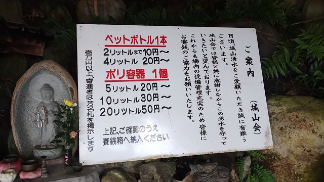 水の料金表