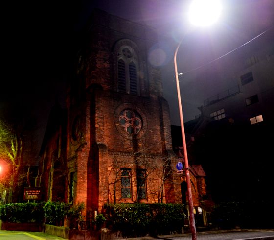夜の聖アグネス教会