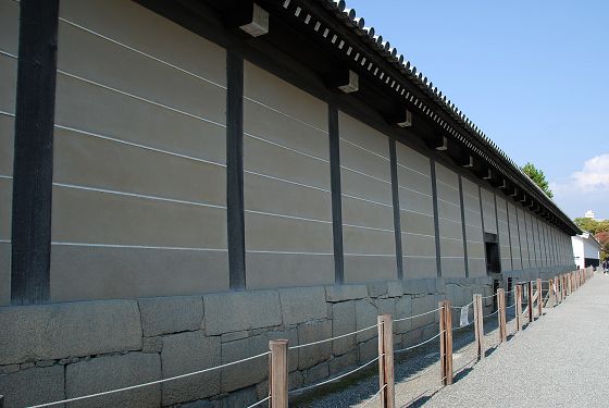 二の丸御殿 東築地塀