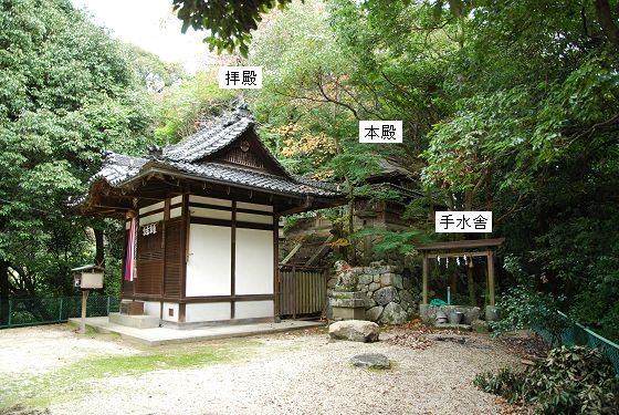 長谷山口坐神社の社殿