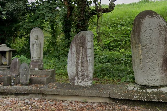 「為鶴澤佐山」碑