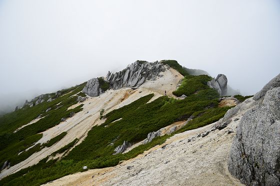 燕岳への道
