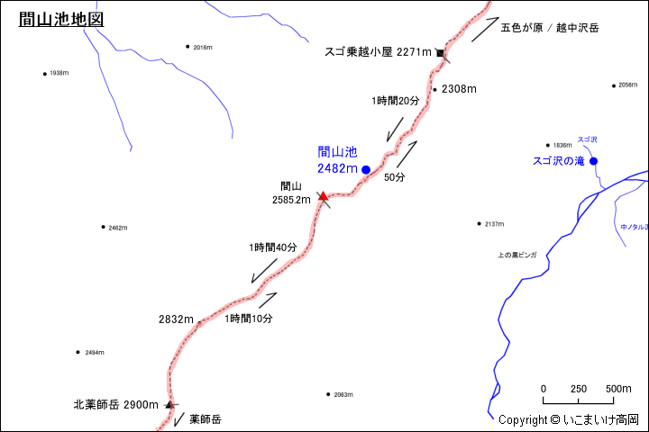 間山池地図