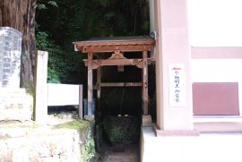 大岩日石寺の藤水