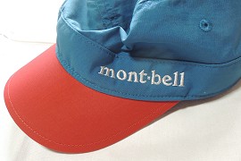 刺繍「Mont-bell」ロゴ