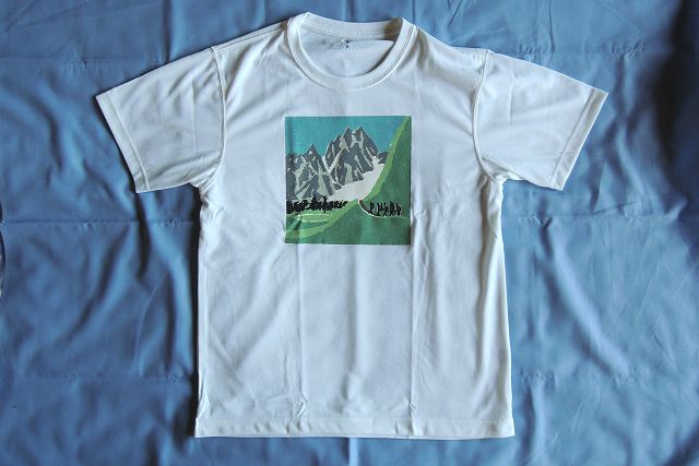 モンベル製Tシャツ WIC T 剱岳