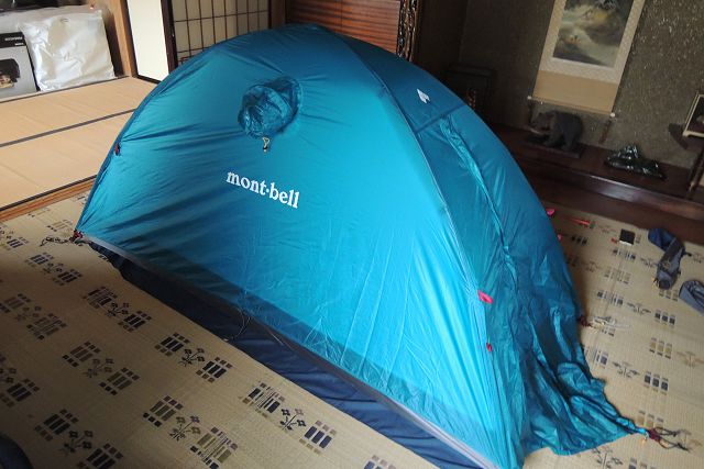 アウトドア テント/タープ 私の登山用テント：モンベル ステラリッジ テント 1型 - いこまいけ高岡