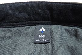 mont-bell 商標タグ