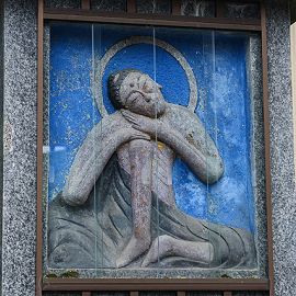 立山町千垣祐教寺のやせ仏