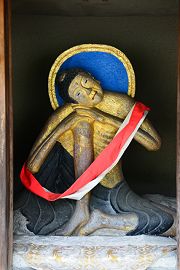 富山市上滝大川寺口のやせ仏