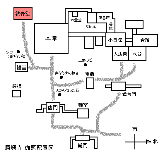勝興寺納骨堂の地図