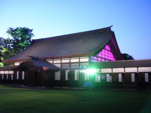 瑞龍寺 大庫裏 ライトアップ2006